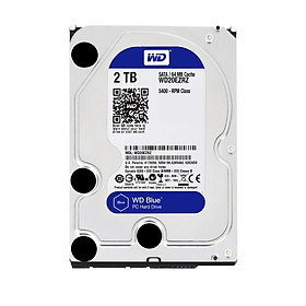 Hình ảnh Ổ Cứng HDD WD Blue 2TB/64MB/5400/3.5 - WD20EZRZ - Hàng chính hãng