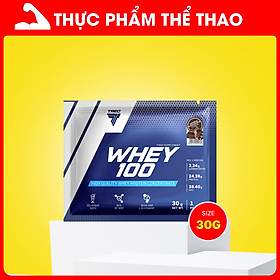 Hình ảnh Sữa Tăng Cơ Whey Protein - WHEY 100 (700g - 900g) - Nhiều Mùi Vị - Hàng Chính Hãng TREC Nutrition