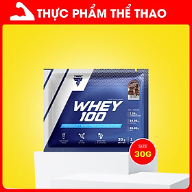 Sữa Tăng Cơ Whey Protein - WHEY 100 (700g - 900g) - Nhiều Mùi Vị - Hàng Chính Hãng TREC Nutrition