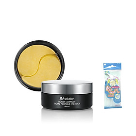 Mặt Nạ Dưỡng Da Vùng Mắt Chiết Xuất Mật Ong JMsolution Honey Luminious Royal Propolis Eye Patch 90g + Tặng Kèm 1 Túi Lưới Rửa Mặt Tạo Bọt