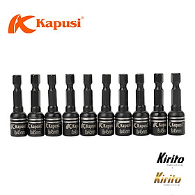 Mua VỈ 10 Đầu từ bắt vít bắn tôn cao cấp chất liệu S2 kích cỡ 8mm Kapusi Japan