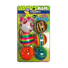 Đồ chơi set bóng vờn lúc lắc Doggyman Nhật Bản cho mèo 