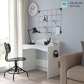 Mua Bàn Học Tập Cho Bé  Bàn Làm Việc Cá Nhân Nhỏ Màu Trắng SIB Decor BLV77