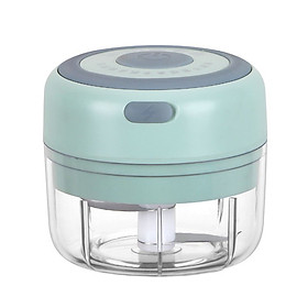 Mini Garlic Grinder Electric Garlic Chopper Cordless Food Fruit Vegetable Blender Kitchen Gadgets 100ML USB Rechargeable