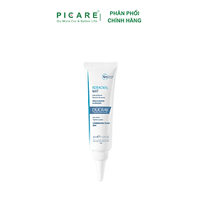 Kem dưỡng giảm nhờn cho da dầu mụn Keracnyl Matifyer Ducray 30ml