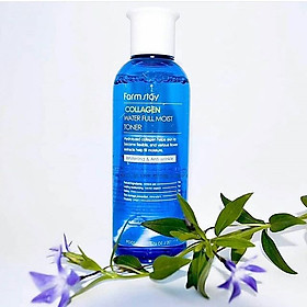 Nước Hoa Hồng Săn Chắc Da Và Chống Lão Hóa FarmStay Collagen Water Ful Moist Toner 200ml - Hàng Chính Hãng