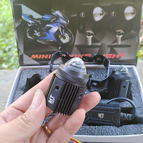 đèn trợ sáng bi cầu mini 3 chế độ siêu sáng , hàng nguồn nhôm loại tốt