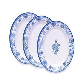 BỘ 3 DĨA XOÀI XOẮN 12 MELAMINE DXX12
