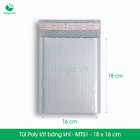 MTS1 - 18x16 cm - 25 Túi chống sốc bọc bóng khí