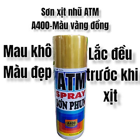 Sơn xịt màu nhũ ATM - A100, A400 - 400ML