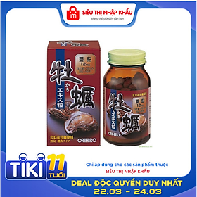 Thực Phẩm Chức Năng Tinh Chất Hàu Tươi Nhật Bản Orihiro 120 Viên