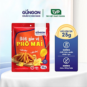 Bột gia vị phô mai lắc GUNGON dùng làm gia vị rắc gà rán, khoai tây chiên, snack 25g