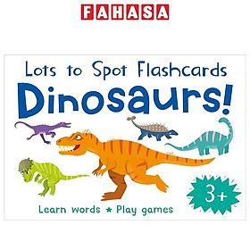 Sách ngoại văn: Lots To Spot Flashcards - Dinosaurs!