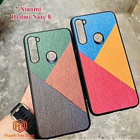 Ốp lưng Redmi Note 8 vân vải jean 3 màu độc đáo