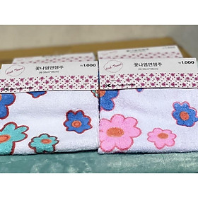 Mua SET 12 KHĂN MẶT HOA XUẤT NHẬT 2021