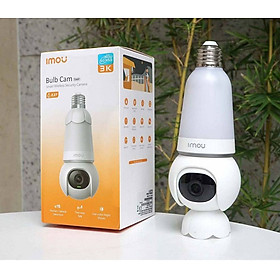 Hình ảnh Camera bóng đèn IMOU Bulb Cam IPC-S6DP 2K/ 3K, quay quét 360 độ, có màu ban đêm, đàm thoại 2 chiều, phát hiện xe cộ - Hàng chính hãng