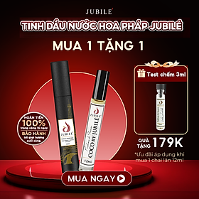 Santal by Jubilé - Tinh dầu nước hoa Pháp Nam Dạng lăn 12ml Thơm Lâu, Sang Trọng, Đẳng Cấp