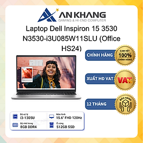Mua Laptop Dell Inspiron 15 3530 N3530-i3U085W11SLU (Core i3-1305U| 8GB| 512GB SSD| 15.6  FHD| Bạc) - Hàng Chính Hãng - Bảo Hành 12 Tháng Tại Dell Việt Nam