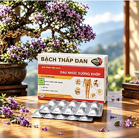 BẠCH THẤP ĐAN Gold Vinaphar - Hộp 30 viên - Giảm đau mỏi xương khớp, tê bì chân tay