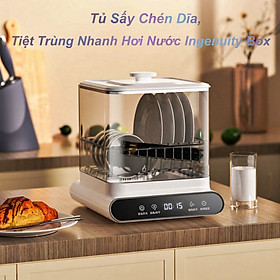 Tủ sấy chén dĩa, tiệt trùng nhanh hơi nước Ingenuity Box 300w - Home and Garden