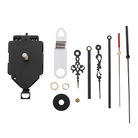 Include Time Hands Quartz DIY Wall Pendulum Clock Movement Mechanism Battery Operated DIY Repair Parts Replacement(Including 2 Pair Pointers)