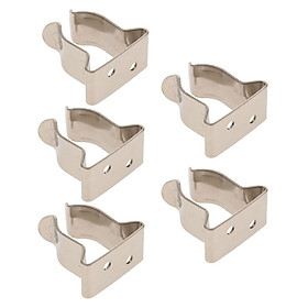 5x 304 Stainless Steel Marine Boat Hook Holder Clips -5/8inch To 1inch Tube