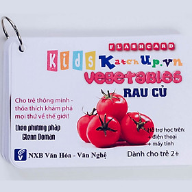 Bộ KatchUp Flashcard cho bé Tiếng Anh – Rau củ – High Quality