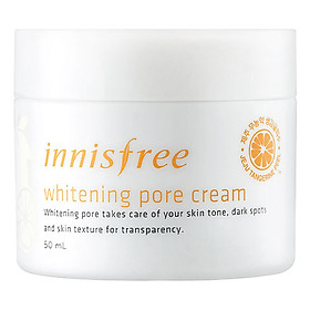 Kem Dưỡng Làm Sáng Da Từ Vỏ Quýt Tươi Jeju Innisfree Whitening Pore Cream (50ml)