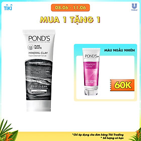 Sữa Rửa Mặt Pond's Đất Sét Khoáng Detox Dạng Hạt (90g)