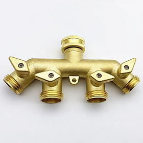 4 chiều 3/4 inch 4 chiều Monobloc Brass Trass Connect