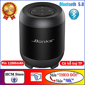 Hình ảnh Loa Bluetooth Bonks Q33 Âm Vòm 6D Siêu BASS Âm Thanh HiFi, Pin TRÂU 1200mAh Sử Dụng Lên Đến 20h - Hàng Chính Hãng