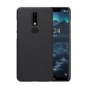 Ốp lưng sần dành cho Nokia 5.1 Plus / Nokia X5 Nillkin chống sốc (Đính kèm 1 giá đỡ hoặc 1 miếng dán màn hình) - Hàng chính hãng