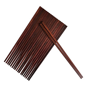 Mua Combo 10 Đôi Đũa Gỗ Trắc Đỏ Trơn Đầu Vuông DGT03