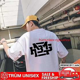 Áo thun unisex áo phông nam rộng 365 kèm áo thật vải cotton đen trắng Trùm Unisex Phillipstore