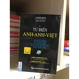 Hình ảnh sách Từ điển Anh – Anh- Việt  (bìa đen) ( BẢN MỚI 2020) KT