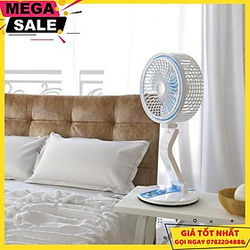 Mua Quạt Tích Điện Gấp Gọn Cao Cấp Có Đèn Rất Là Đẹp Và Còn Mát - Giao Hàng Toàn Quốc