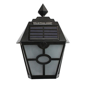 Solar Powered Outdoor Garden Fence Wall Light LED Outdoor Garden Lamp