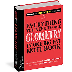 Hình ảnh sách Sách Everything You Need To Ace Geometry Big Fat Notebooks ( Sổ Tay Hình Học Bản Tiếng Anh ) - Tổng Hợp Kiến Thức Hình Học Cho Học Sinh Từ Lớp 8 Đến Lớp 12 - Á Châu books, Bìa Cứng, In Màu