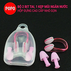 Bộ bịt tai người lớn cao cấp EN5 ngăn nước, chất liệu an toàn, thiết kế kiểu mới trong bộ sưu tập đồ bơi POPO