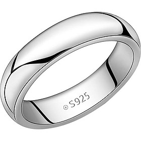 Nhẫn bạc nam bạc ta kiểu dáng trơn đơn giản nam tính bạc hiểu minh na035