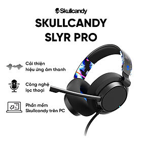 Tai Nghe Có Dây Gaming Skullcandy SLYR Pro - Màu Xanh Dương