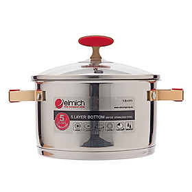 Mua Xoong Elmich Inox 304 Red Velvet - 2355268