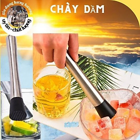 Mua Giá Sỉ Chày bar dầm pha chế cocktail Nhựa Inox - Dụng Cụ Pha Chế Quầy Bar các cỡ (chất liệu inox 304 dày dặn sáng bóng)