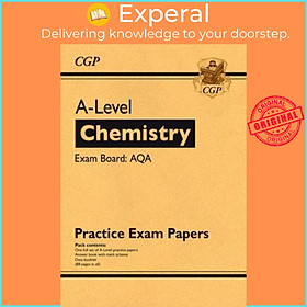 Sách - A-Level Chemistry AQA Practice Papers by CGP Books (UK edition, paperback)