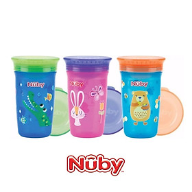 Ca uống nước Nuby 360 độ chống tràn, dung tích 300ml ( 12m+ )