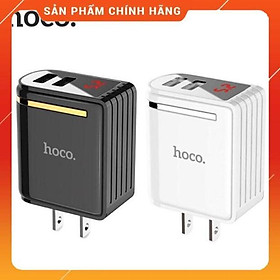 Mua Củ sạc nhanh 2 cổng có đèn led Hoco C39 - hàng chính hãng