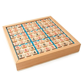 Wooden Sudoku Game Adults Logical Thinking Chess Sudoku Chess Children Board Games Table Toy Education Puzzle Toy