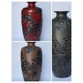 Mua Bình hoa sen khắc chìm Cao 60cm