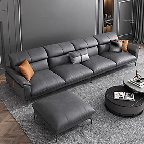 Ghế Sofa Băng Bọc Da Adora - Kích Thước 2m5