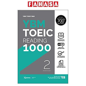 YBM Toeic Reading 1000 - Vol 2 (Tái Bản)